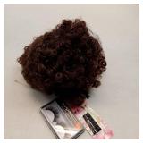 Synthetic Fauxhawk Hair Bun Ponytail with Bangs, 33##