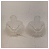Herobility Double Anti-Colic Silicone Nipples, Baby Bottle Teats, Breast Like Shaped Nipples - Fits Herobility