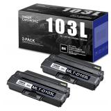 Imaging Compatible MLT-D103L Toner Cartridge Replacement for Samsung. ONE OPENED, ONE SEALED.