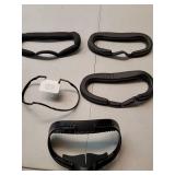 KIWI design Upgraded Face Cushion Fitness Accessories Compatible with Quest 2, with Facial Interface Leather Pad 2, Cloth Sports Pad, Glasses Spacer, and Lens Protector, Air-Circulation Design