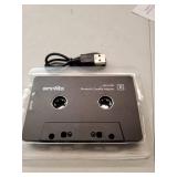 arsvita Car Audio Bluetooth Wireless Cassette Receiver, Tape Player Bluetooth 5.0 Cassette Aux Adapter, Black