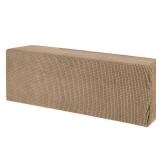 MECCANIXITY Air Conditioner Cover 35-37 Inch Knitted Elastic Cloth Dustproof for Wall-Mounted Units Split Indoor AC Covers Light Brown