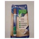 Grout Pen Tile Grout Paint Marker: Waterproof Tile Grout Paint Pen Colorant, Grout Shine Touch Up & Renew - Terracotta, Narrow 5mm Tip (7mL)