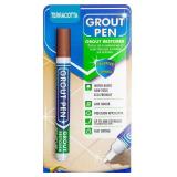Grout Pen Tile Grout Paint Marker: Waterproof Tile Grout Paint Pen Colorant, Grout Shine Touch Up & Renew - Terracotta, Narrow 5mm Tip (7mL)