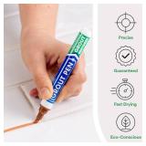 Grout Pen Tile Grout Paint Marker: Waterproof Tile Grout Paint Pen Colorant, Grout Shine Touch Up & Renew - Terracotta, Narrow 5mm Tip (7mL)