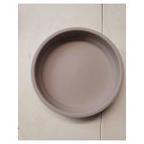 HomArt Rustic Terra Cotta Saucer, 5-Inch, Moss Grey, 1-Count