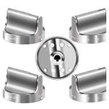 Gas 5 Stove knobs Replacement for Whirlpool WFG540H0eS0 Range Oven, Replaces W10430807 W10676228 4248219 AP5958476 PS10067059 eAP10067059