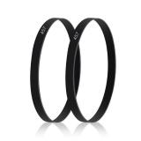 Replacement Belts 562289001 for Hoover Wind Tunnel Vacuum Cleaner, Fit UH70200 UH70210 UH70105 UH70120 UH71214 UH71215 UH71250, Replace Part AH20065, 12.8 x 457(2 Pack)