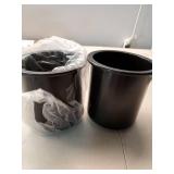 2 Pcs Plastic Black Cup Holder, Recliner-Handles Replacement Cup Holder Insert for Sofa Boat Couch Recliner Poker Table (Bottom: 3.54", Top: 4.17", Height: 3.94")
