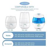 PDC51V2 Humidifiers Demineralization Cartridge Replacement Compatible with Vicks Kaz Protec Humidifiers V5100, VUL525, VUL545, VUL575 Series and Honeywell HUL525, HUL530, HUL545, Series, 3 Packs