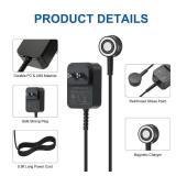 Charger Compatible with Shark VACMOP VM252 VM252C QM250 VACMOP Pro Cordless Hard Floor Vacuum Mop, Replacement Power Cord Magnetic Charger