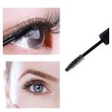 4 Pack empty Mascara Tube with eyelash Wand, ForSewian10ml Premium eyelash Cream Container Bottle with Mini Funnels and Leak Stoppers (black) - Retail: $6