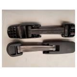 KUAFU Hood Latch Compatible with 2003-2009 Hummer H2 Chevy Chevrolet Kodiak GMC TopKick Replacement for 15097841 Front Bonnet Hood Latch Assembly Black 2Pcs