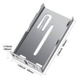 Mounting Brackets for Drawer Slide, Plusmart Drawer Slide Bracket Track Guide Hardware Replacement Parts, Rear/Side Mounting, 6 Pairs