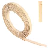 Bamboo Strips for Weaving , 0.6 Inch Wide Strips for Craft 10 Feet Long Smooth Surface Flat Cane Webbing Basket Weaving Strips