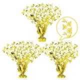 Table Decorations Rainbow Unicorns Metallic Gleam Foil Spray Centerpieces Unicorn Model Branches Leaf Glitter Plastic Spray Table Centerpieces for Party Birthdays(3 Pcs, Butterfly)
