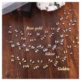 Crystal Leaf Bridal Hair Vine