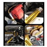 Aluminized Fiberglass Heat Shield Tape Self Adhesive Fiberglass Thermal Insulation Tape Heat Reflective Tape Heat Resistant Tape Heat Barrier for Air Dryer Vent, AC/Heating Unit, Hose and Pipe Intake