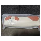 3D Dog Pencil Pouch -Cute Pencil Case - Durable TPU, Waterproof, Spacious School Supply Organizer for Kids, Teens, and Artists (White)