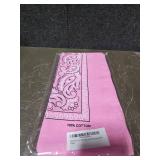MDSTYLE 6 PCS 100% Cotton Bandanas 22" x 22" for Men & Women Paisley Handkerchief Headband Scarf Bandana"