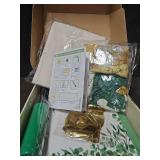 50th Birthday Decorations for Women & Men - 140 Pieces - Gold & White Decor Set with Happy 50th Birthday Banner, Balloons, Decor Boxes, and Table Decorations - Elegant 50th Birthday Party Favors