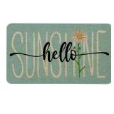 Roszwtit Spring Summer Door Mat 30 X 17 Inch Hello Sunshine Daisy Doormat Indoor Outdoor Entrance Floor Rug Non Slip Spring Summer Decor Rubber Mats