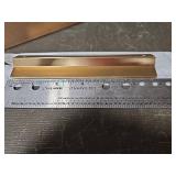 Malimali 10 Pack 5" Gold Drawer Pulls Finger Pulls for Cabinets Brushed Gold Kitchen Cabinet Pulls Dresser Closet Door Pull Modern Aluminum Cupboard Handles Hardware - Retail: $25"