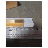 Malimali 10 Pack 5" Gold Drawer Pulls Finger Pulls for Cabinets Brushed Gold Kitchen Cabinet Pulls Dresser Closet Door Pull Modern Aluminum Cupboard Handles Hardware - Retail: $25"