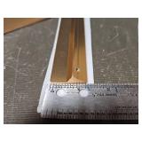 Malimali 10 Pack 5" Gold Drawer Pulls Finger Pulls for Cabinets Brushed Gold Kitchen Cabinet Pulls Dresser Closet Door Pull Modern Aluminum Cupboard Handles Hardware - Retail: $25"