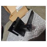 NCL Privacy Interior Door Handle, Black Door Knobs for Bathroom and Bedroom, Thumb Turn Keyless Door Levers Reversible
