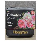 HongYan Professional Art Set with 120 Colored Pencils - Retail: $35