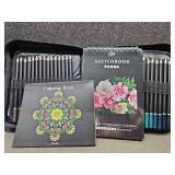 HongYan Professional Art Set with 120 Colored Pencils - Retail: $35