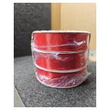 Red Satin Ribbon, 1 Inch x 50 Yards Roll, Double-Faced High Sheen, Smooth Pliable Body with Woven No-Fray Edge, for Gift Wrapping, Bow Making, DIY Crafts, Weddings & PartiesLot of 3