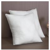 Pillow Core, Comfortable and Soft Square Polyester Pillowcase Filling (18 x 18 inches), Suitable for Living Room Sofa, Bedroom, Car, Office, etc. (2 Pack)