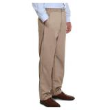 Pembrook Mens Elastic Waist Pants for Seniors with Zipper and Button - Relax Fit Elastic Waist Jeans for Men Size XXL