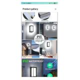 24W Outdoor Wall Light Fixtures, Exterior IP65 Waterproof LED Lantern, Black Porch Lights with Double Lampshades, 3000LM 3000K Sconces Wall Mount, Modern Wall Lamps for Garage Front Door Garden