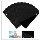 10 Pack 0.45mm Blank Metal Aluminum Plates Tag