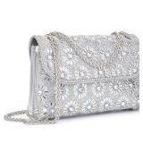 Shoulder Bags Crossbody Bag Purses Handbags Crystals Rhinestone Evening Bag for Women Clutch Purse with Chain
