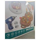 Bear Design Electric Screw Puzzle Set with Power Drill - Retail: $25