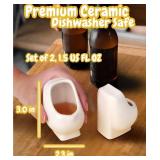 White Elephant Gifts for Adults Men: Funny Gag Novelty Urinal Shot Glasses Gift