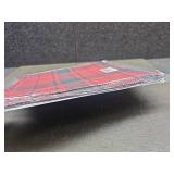 Waterproof Checkered Tablecloth Fabric - Rectangle 58x84 Inch Christmas Plaid Table Cloth for Indoor/Outdoor Use - Xmas Table Cover for Kitchen, BBQs, and Parties