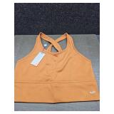 Huit8 Paris Designer Sports Bra - Caramel - Retail: $35