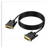 10 Feet DVI to DVI-D 24+1 Cable Male to Male Digital Video Monitor Cable for HDTV, Gaming, Monitor, Projector
