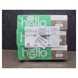 hello Super Fresh Fluoride Free Toothpaste, Toothpaste for Bad Breath, Helps Remove Surface Stains, Natural Spearmint, 3 Pack, 4.7 Oz Tubes