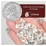5lbs Natural Gravel Pebbles for Succulents and Cacti, 1/5 Inch Decorative River Stones - Perfect for Vases, Aquariums, Terrariums, and Outdoor Gardening, Mixed Colors (Mixed, 5 Pounds)