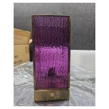 Modern Purple LED Glass Table Lamp