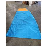 Beach Canopy Sun Shade, Beach Tent Sun Shelter Wind Sail Camping Sun Shelter Portable Seaside Tent Shelter Canopy Outdoor Beach Sun Shade for Family Vacation and Camping