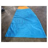 Beach Canopy Sun Shade, Beach Tent Sun Shelter Wind Sail Camping Sun Shelter Portable Seaside Tent Shelter Canopy Outdoor Beach Sun Shade for Family Vacation and Camping