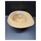 Straw Fedora Hat for Kids, Boys Girls Packable Straw Panama Trilby Derby Hat Children