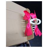 FineCheer 12 Pack Bow Claw Clips Satin Bow Hair Clips Nonslip Claw for Bridesmaid Proposal Gifts Women Weddings and Bridesmaids Thick Thin Hair(Pink White Black)